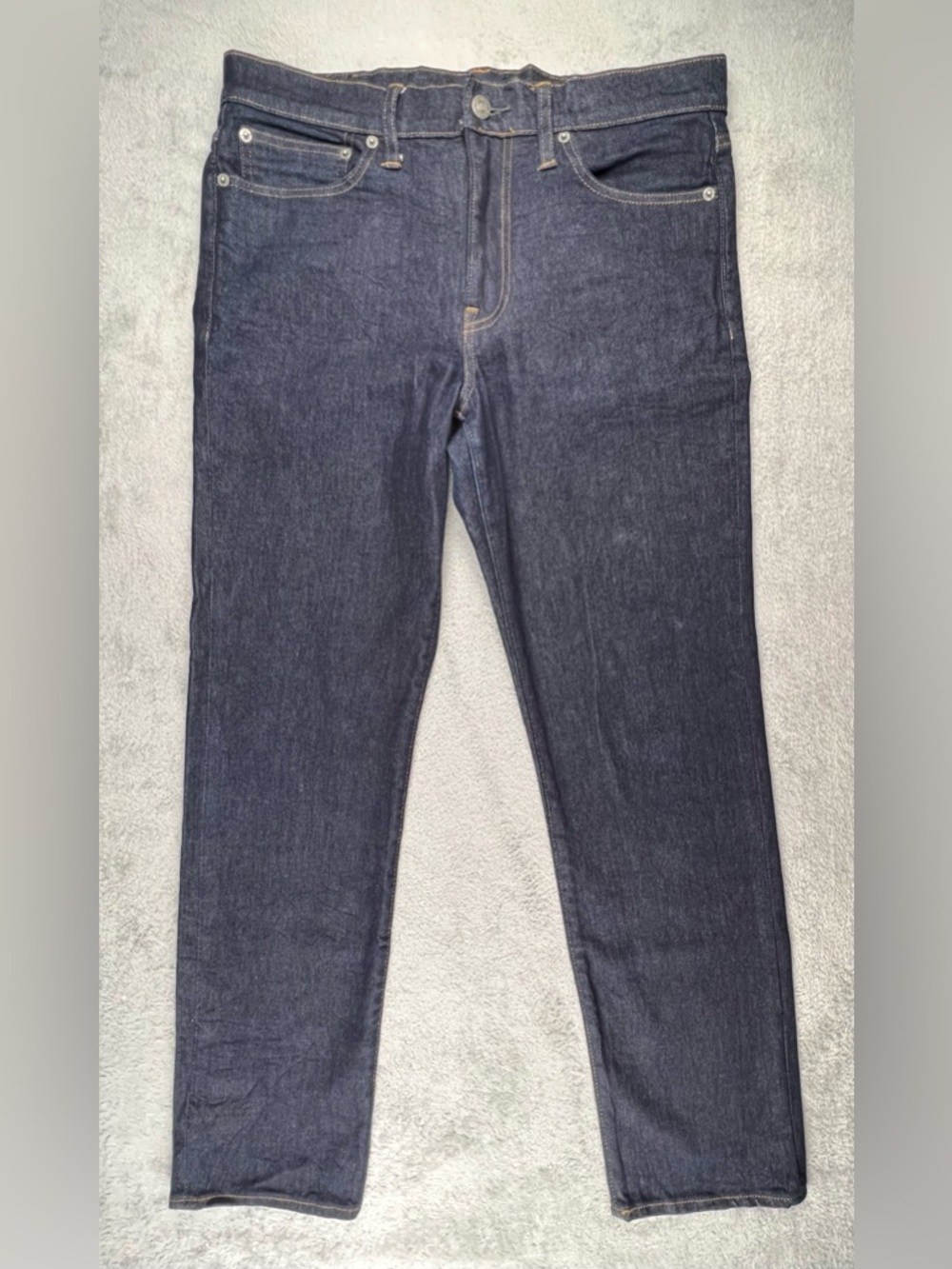 J.Crew 770 Jeans Mens Size 32x30 Straight Fit Japanese Denim Blue Kurabo Fabric